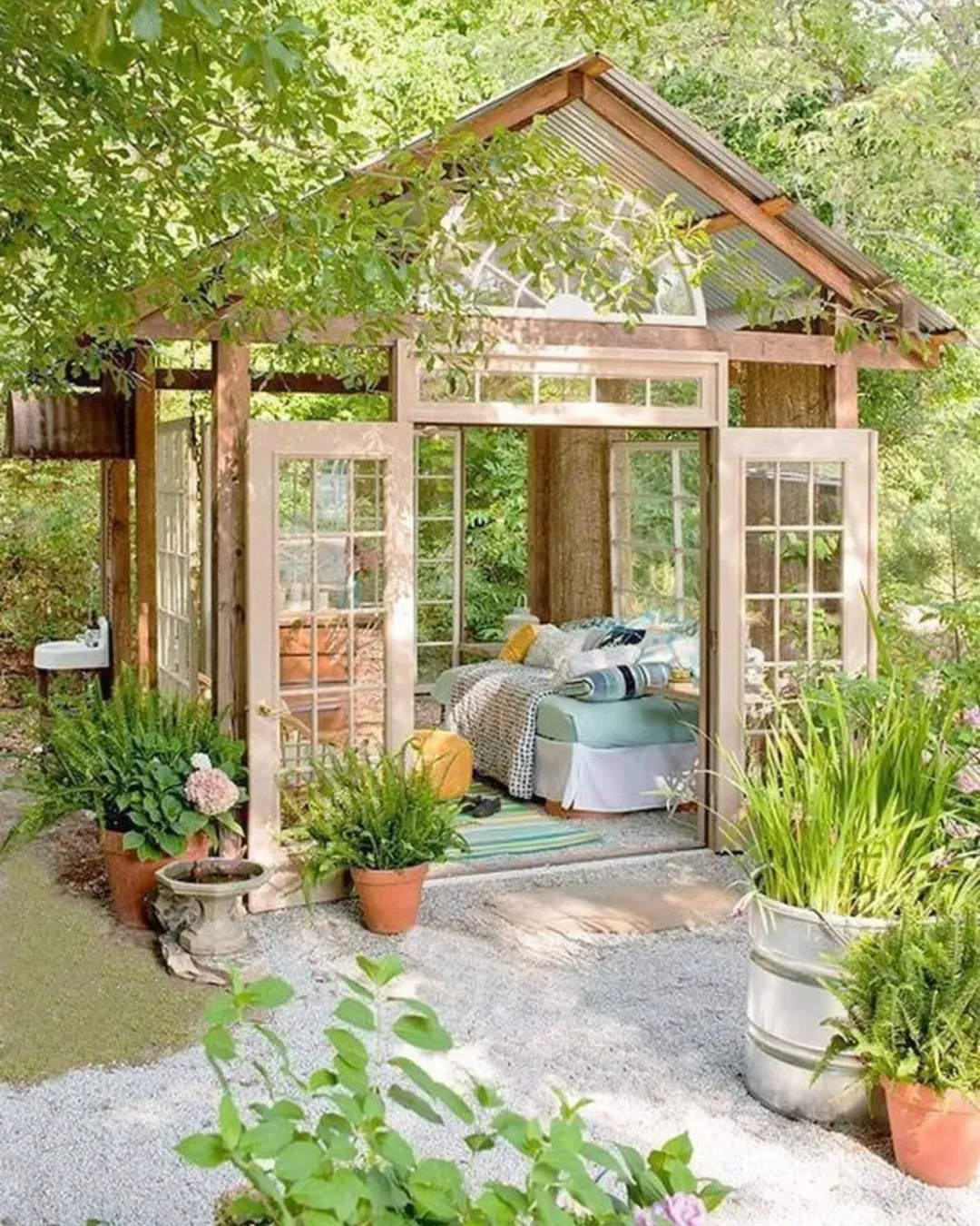 Secret Sleepover Shed
