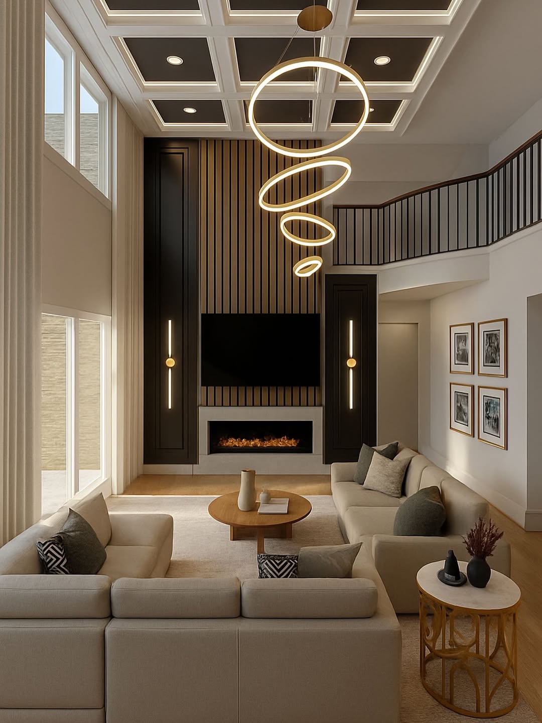Double-Height Statement Wall