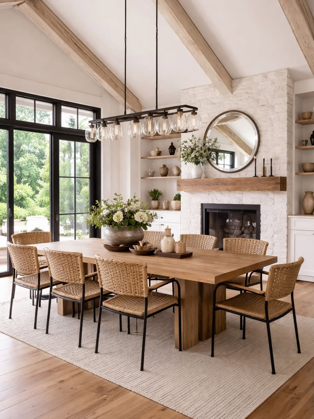 Fireplace Flanking Shelves
