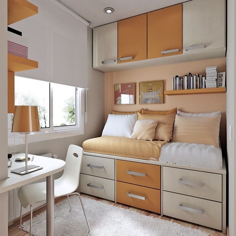 Built-In Bed Storage Magic