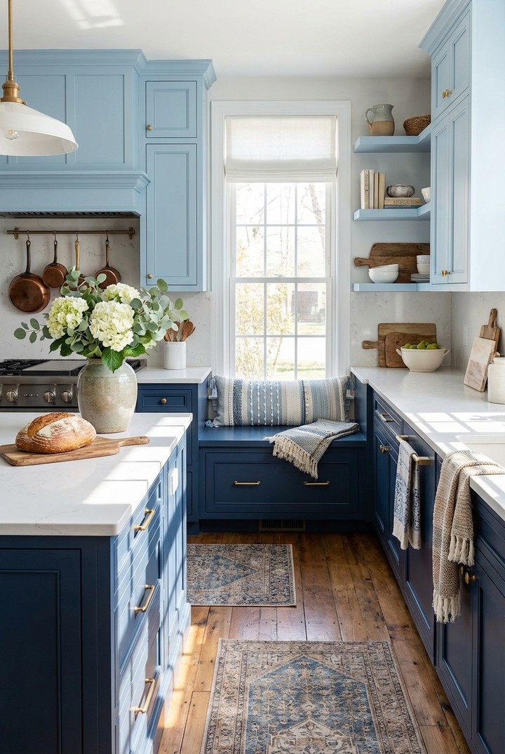 Charming Blue Window Nook
