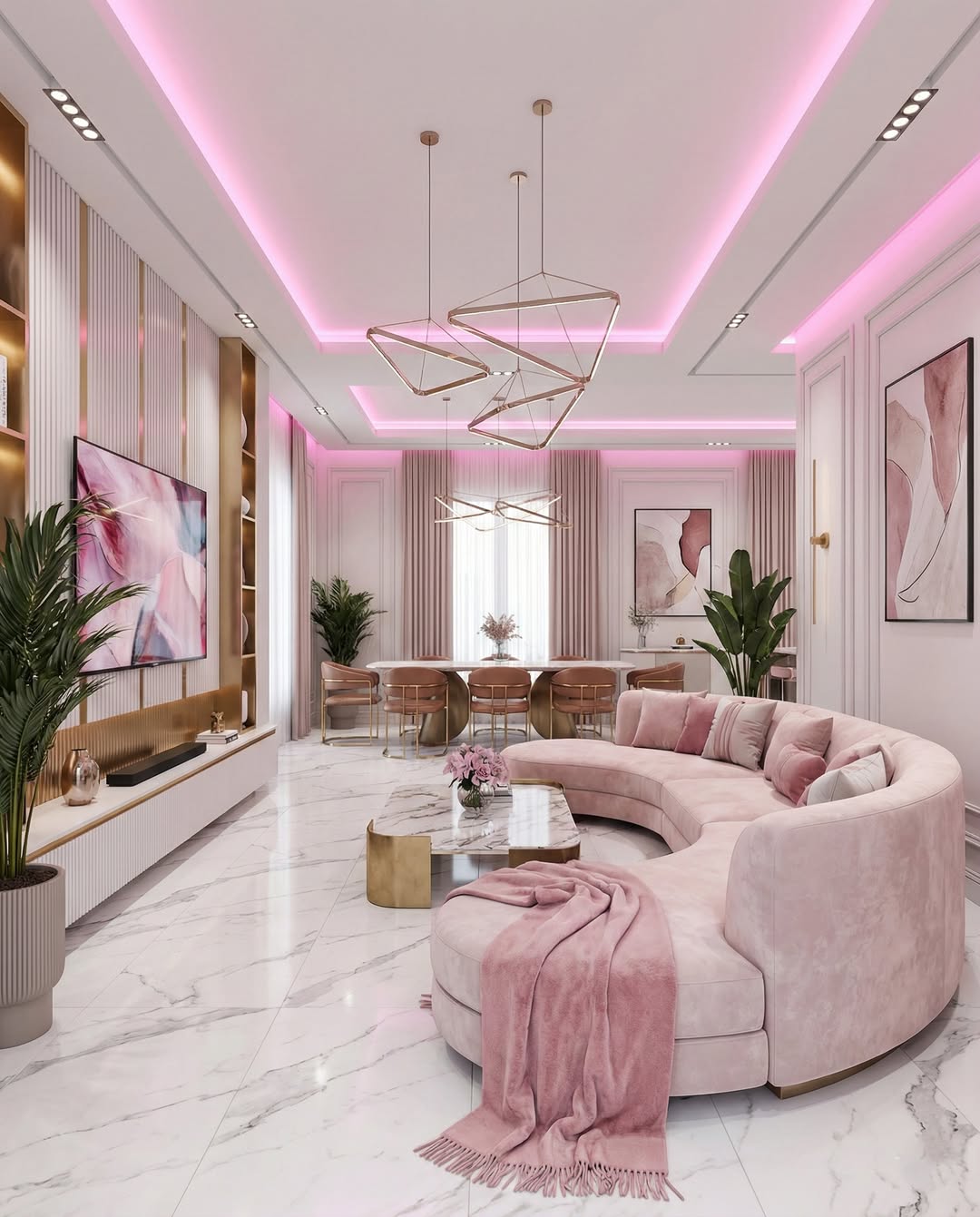 Blush Modern Glam