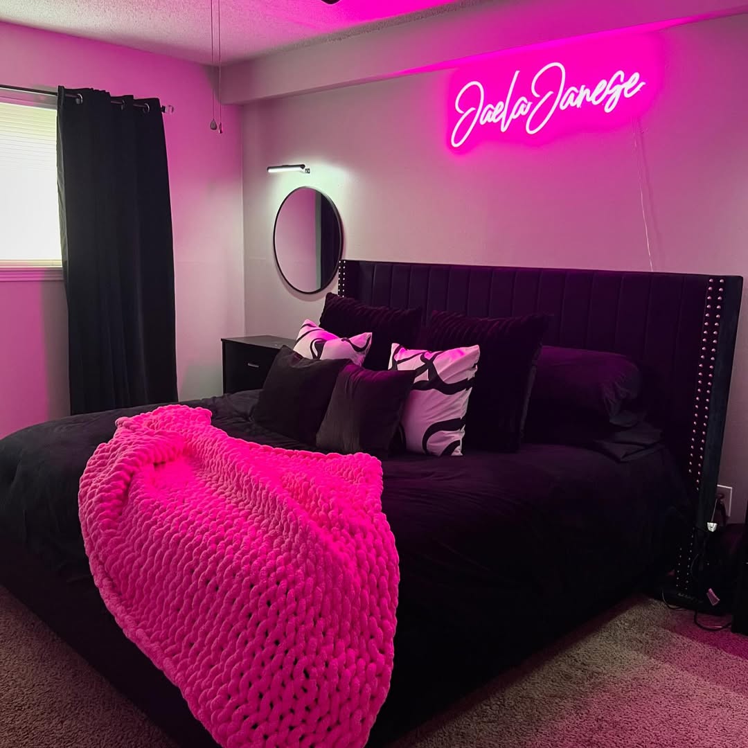 Bold & Branded Bedroom