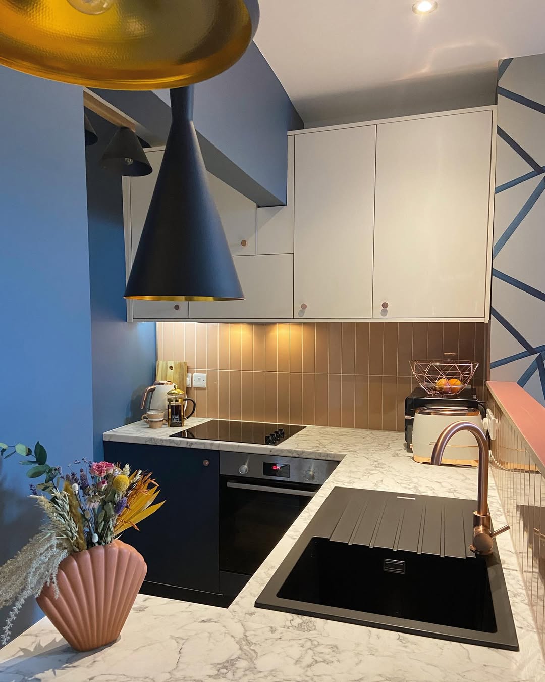 Blue + Bold Geometry