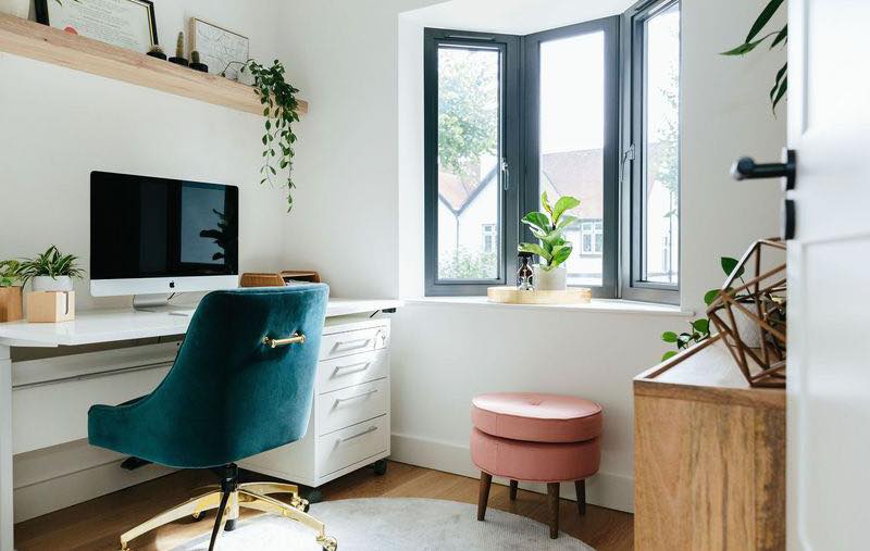 Bright + Breezy Bay Window Office