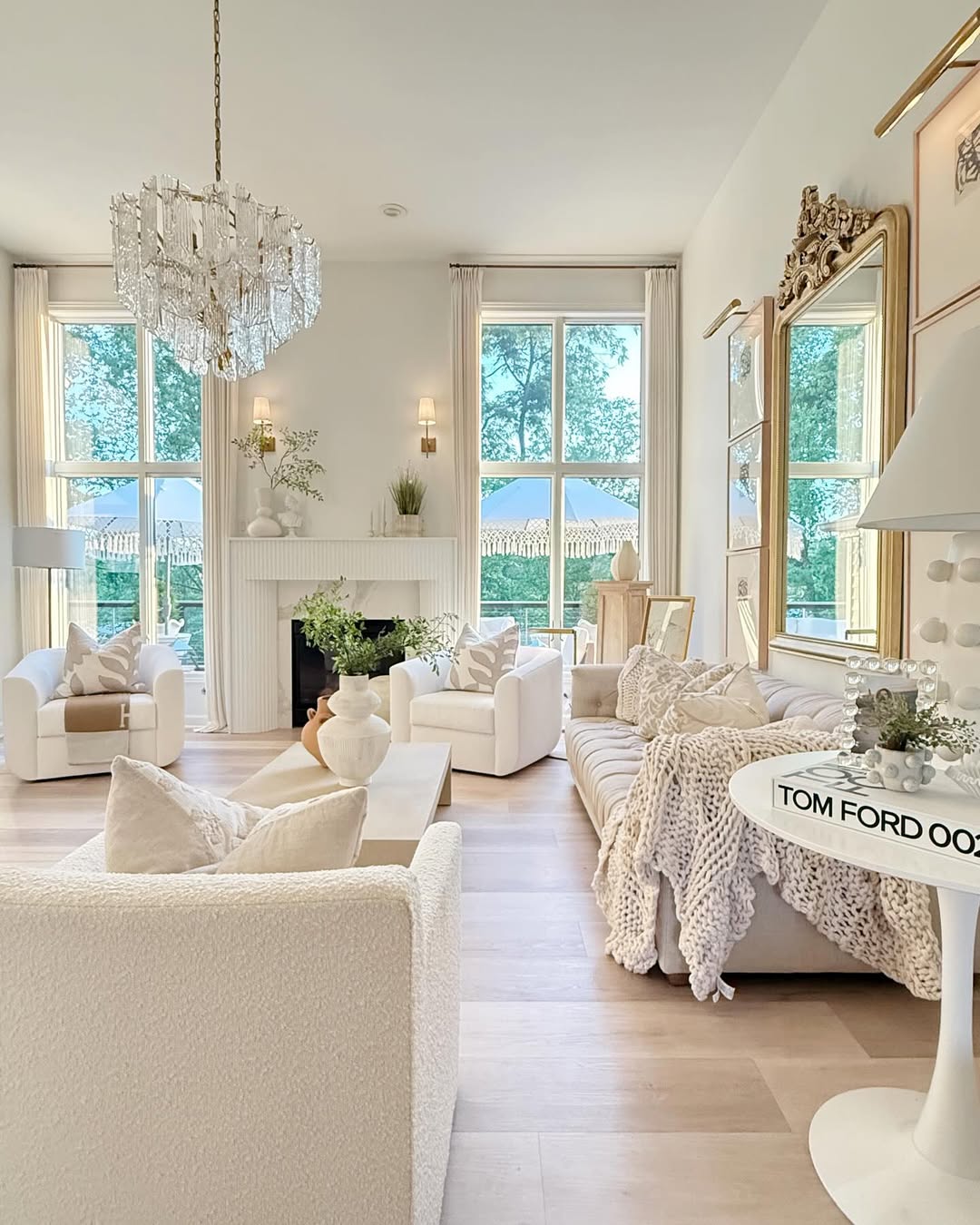 Bright Luxe Neutral Living Room