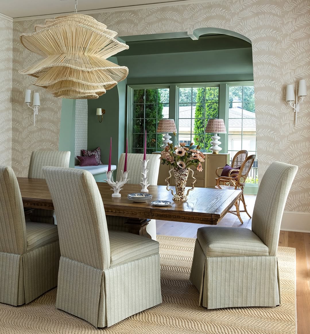 Painted Arch Banquette