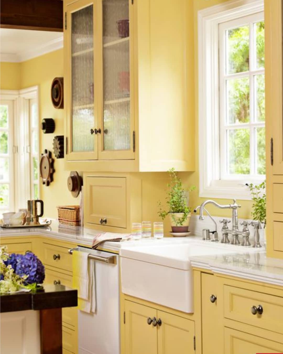 Soft Butter Cottage Kitchen