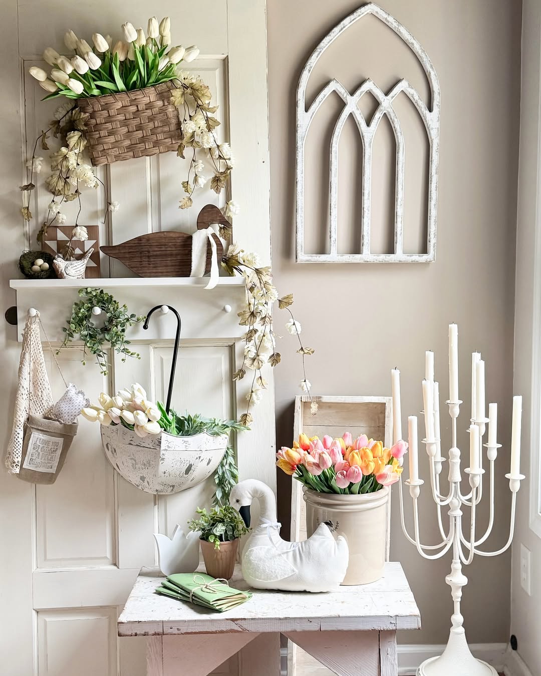 Candles and Tulips