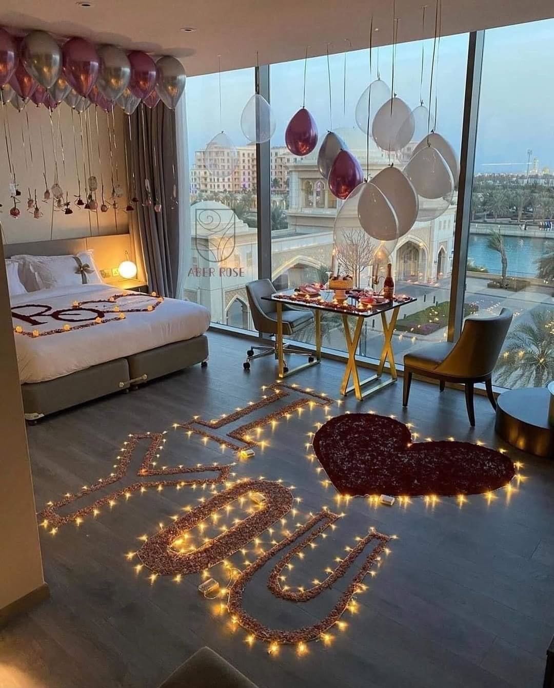 City Lights & Candle Glow