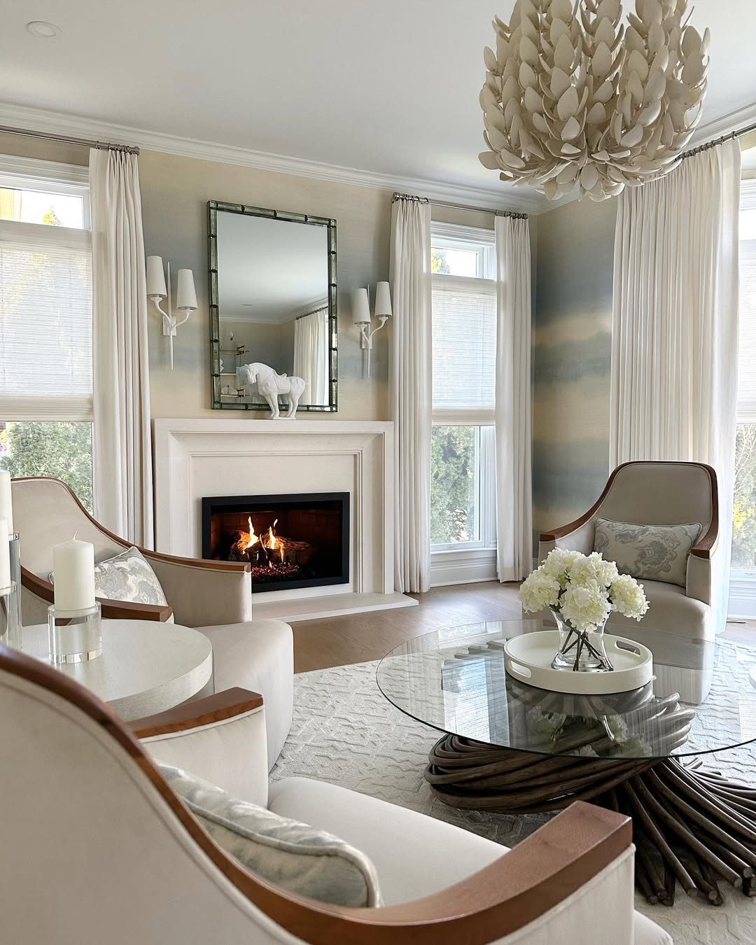 Classic Symmetry & Fireplace Moments
