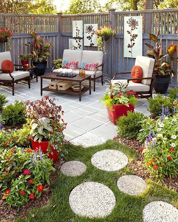 Colorful Patio Charm