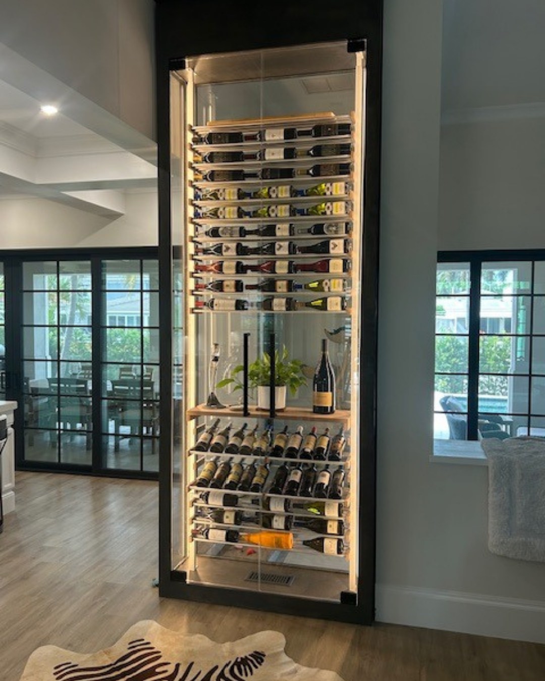 Contemporary Glass Cellar