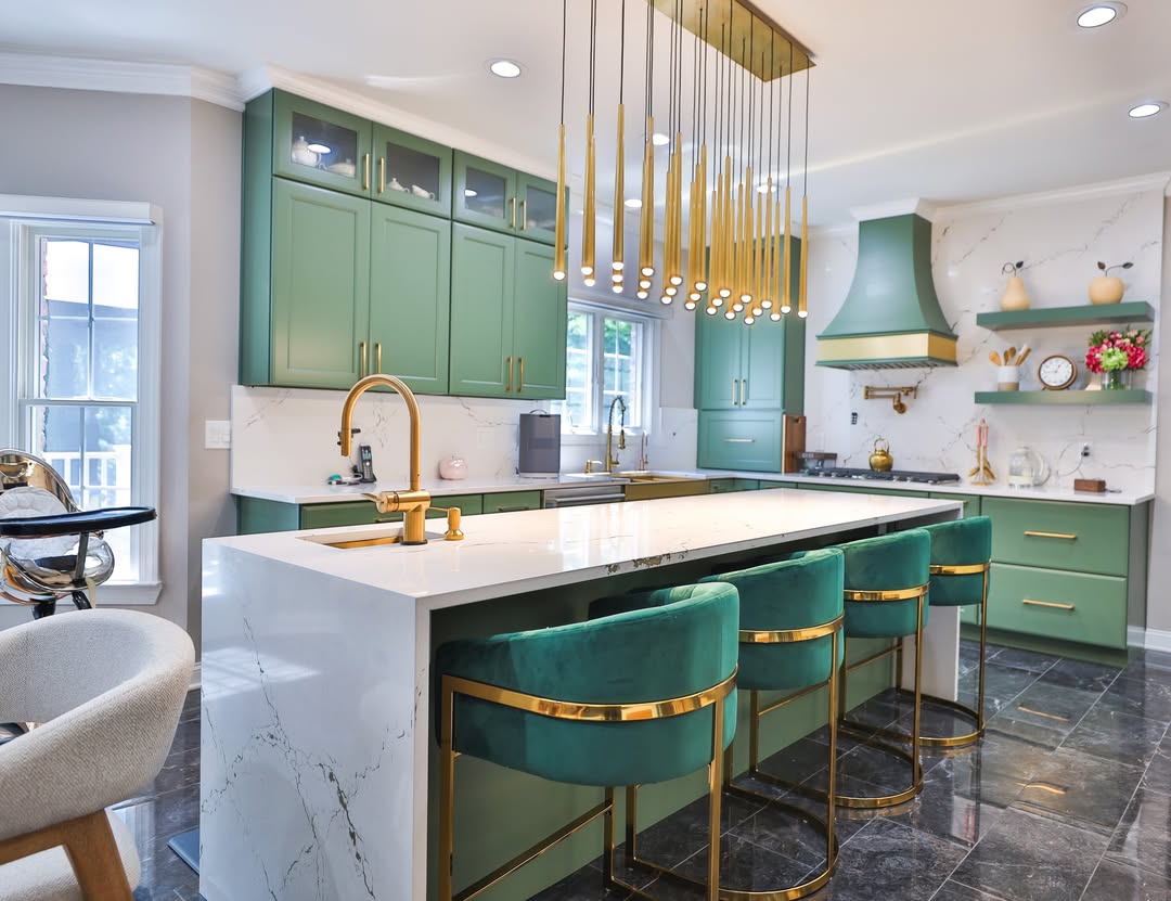Contemporary Gold Accent