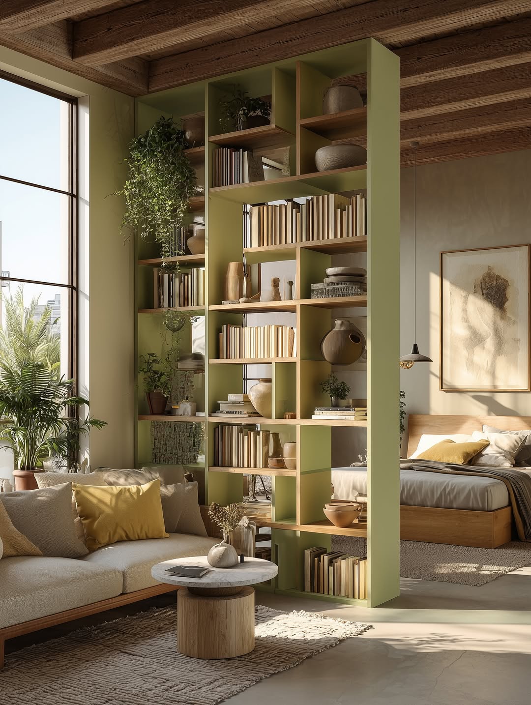 Modern Green Partition