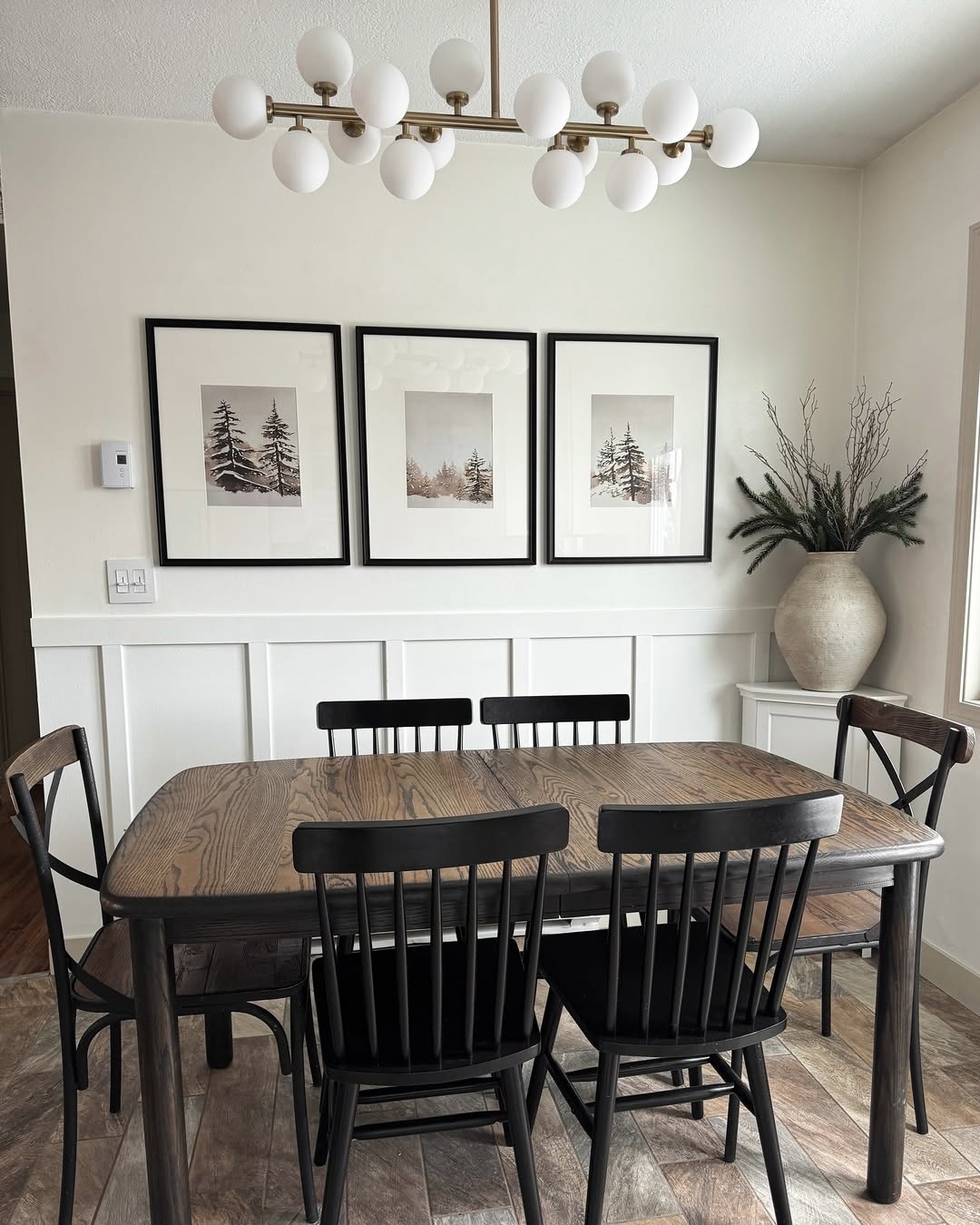 Wainscot With Gallery Wall