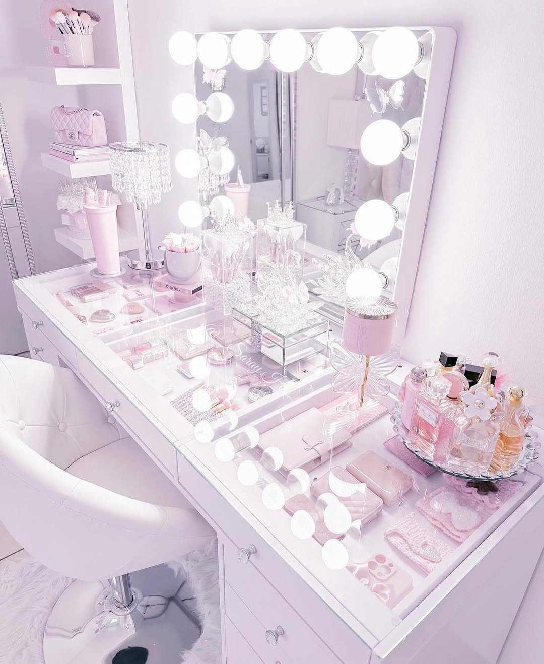 Ultra-Glam Crystal Vanity