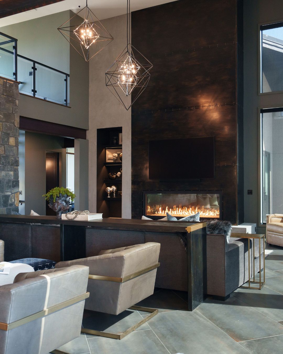Double-Height Drama & Modern Edge