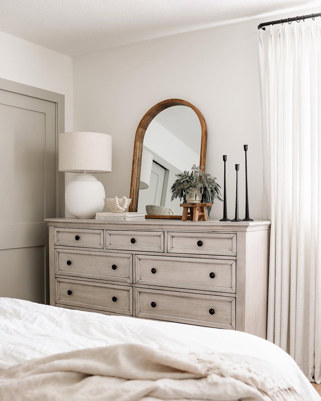Whitewashed Statement Piece