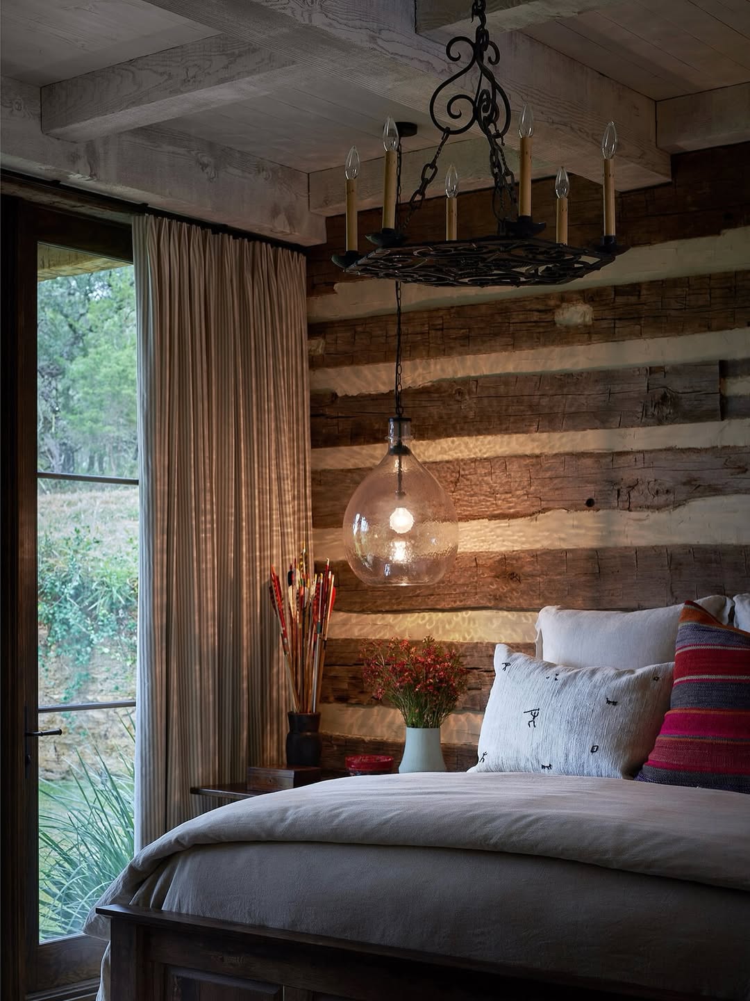 Earthy, Moody Bedroom
