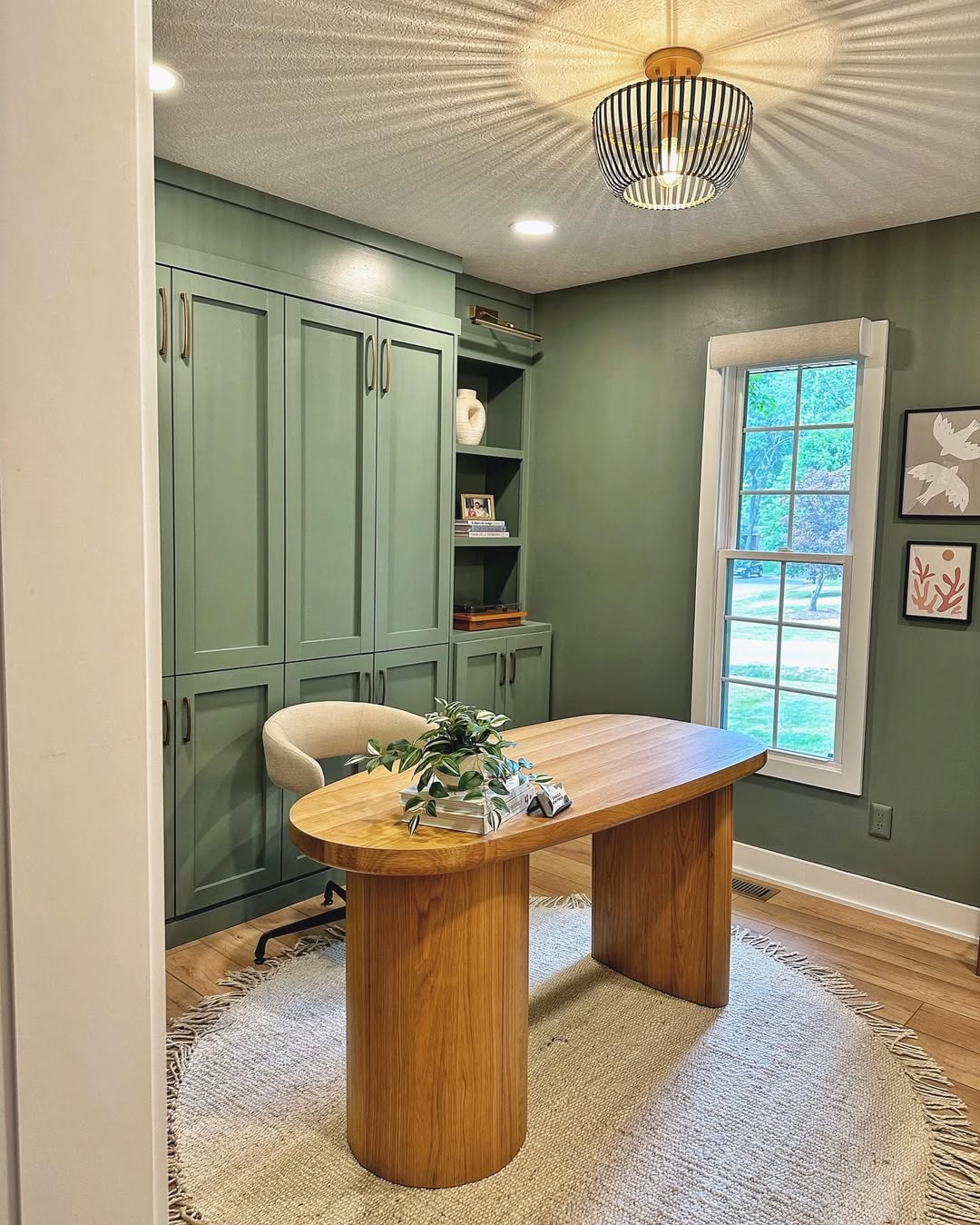 Earthy Office Glow-Up