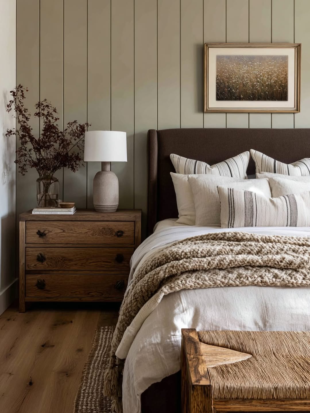 Earthy Paneling Retreat