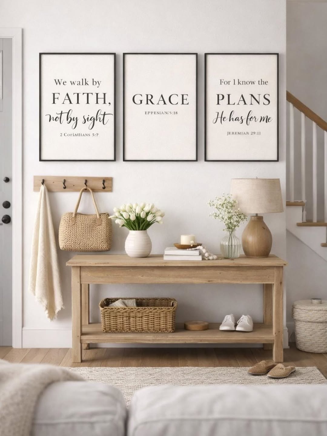 Faith Print Triptych
