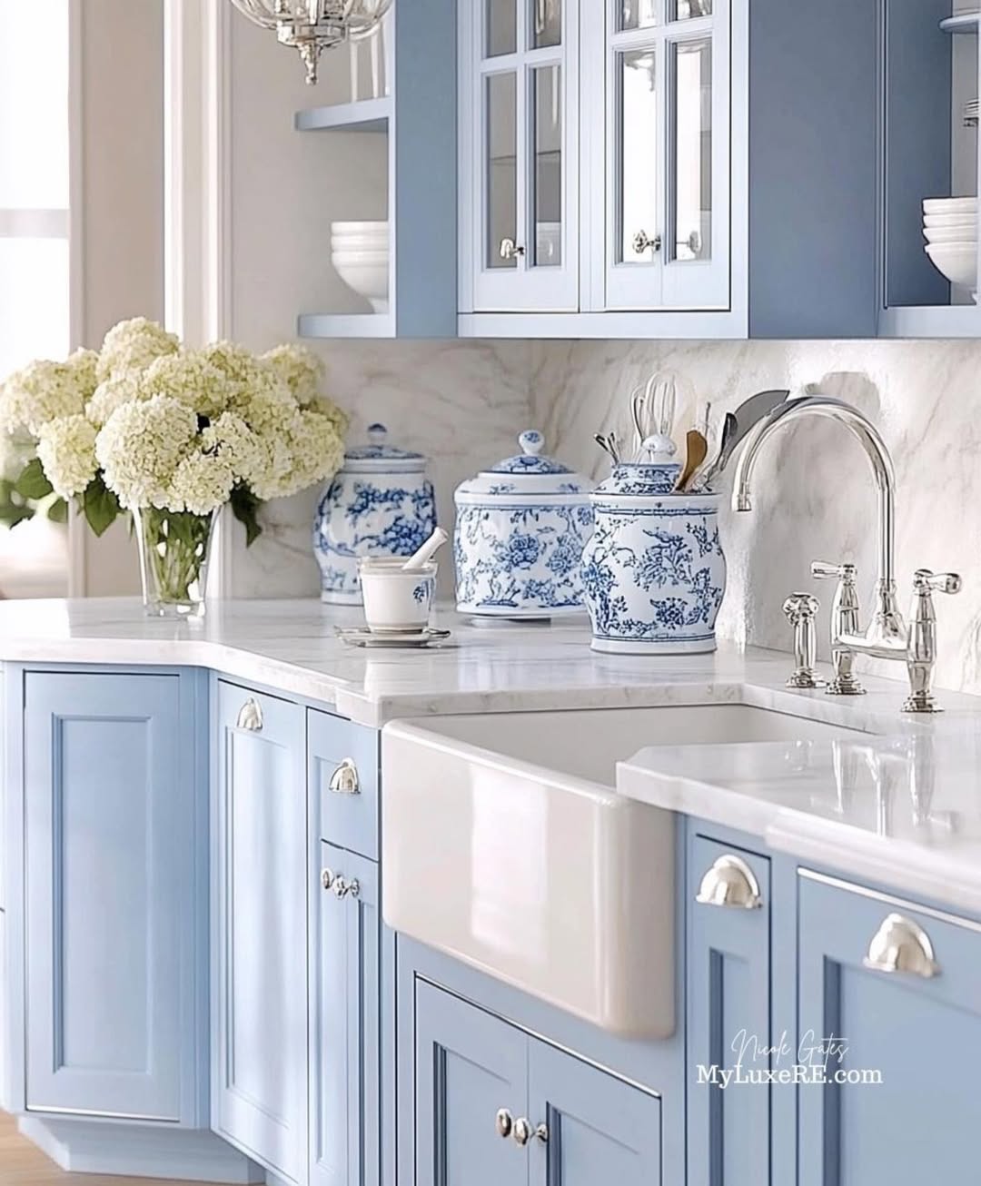 Soft French Blue Elegance