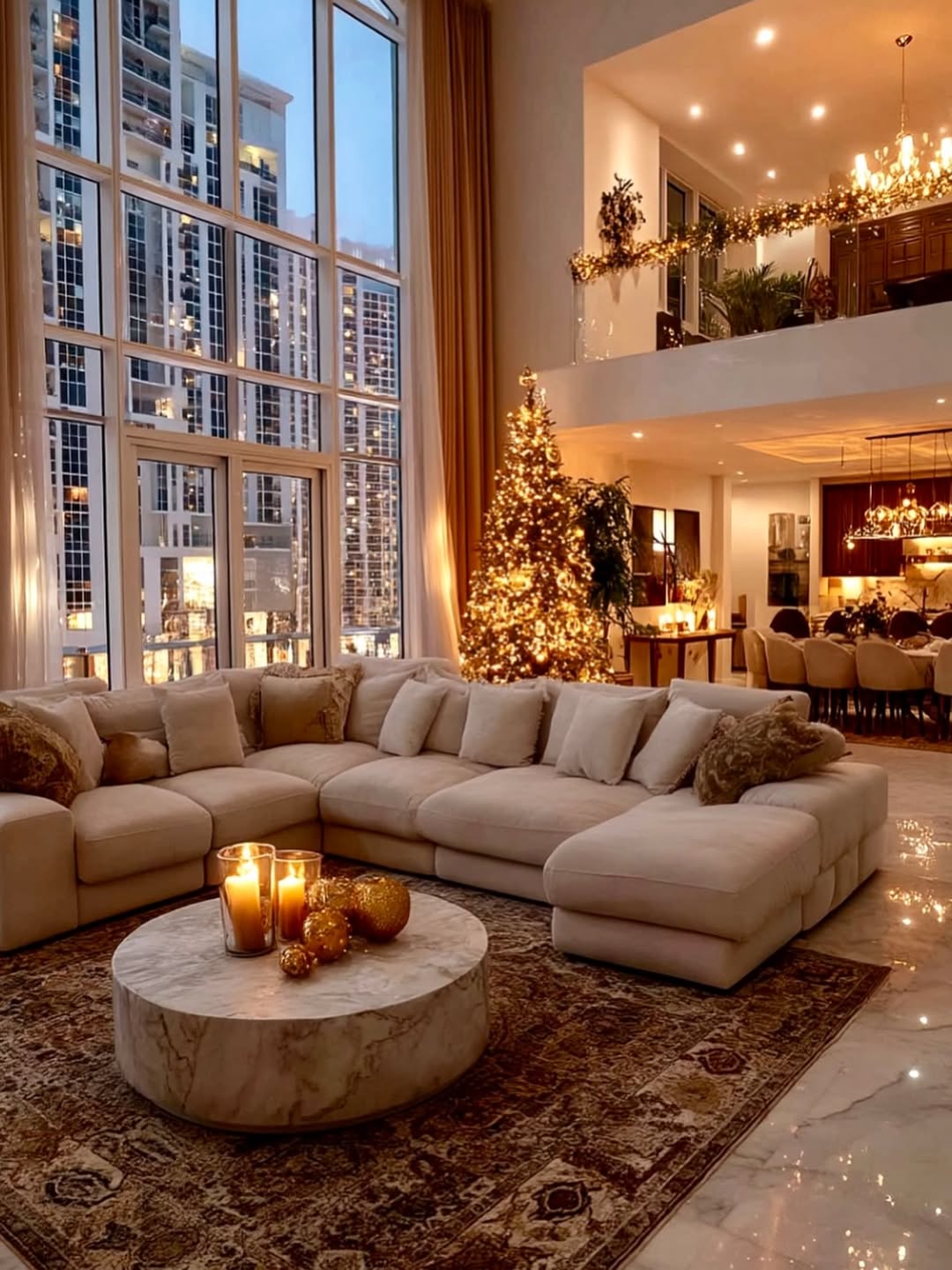 Festive High-Rise Glow