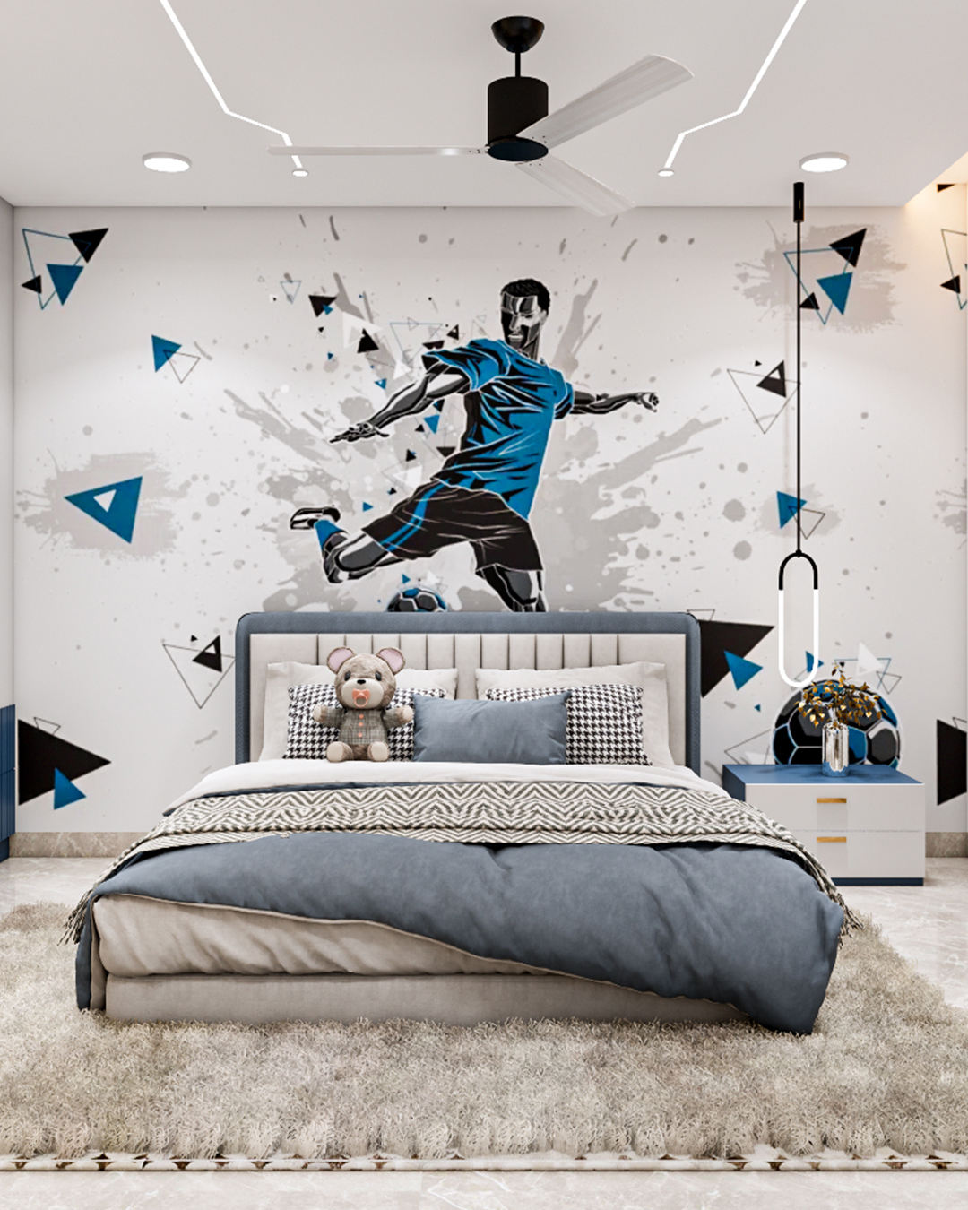 Graphic Goal Mural