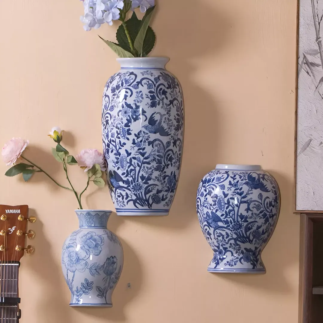 Blue and White Vases