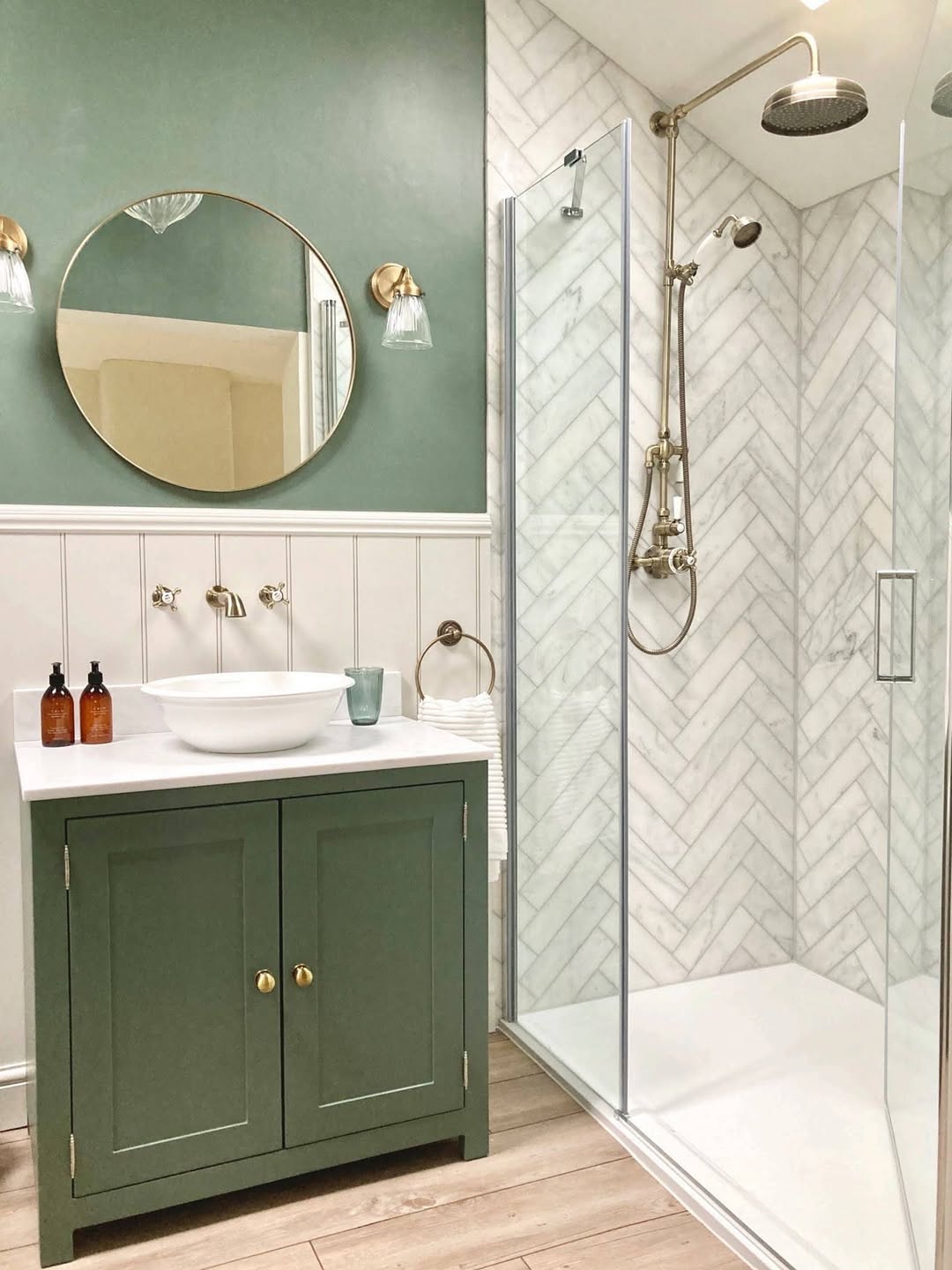 Herringbone & Heritage Green