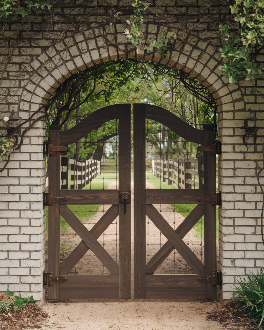 Arched Ivy Gate