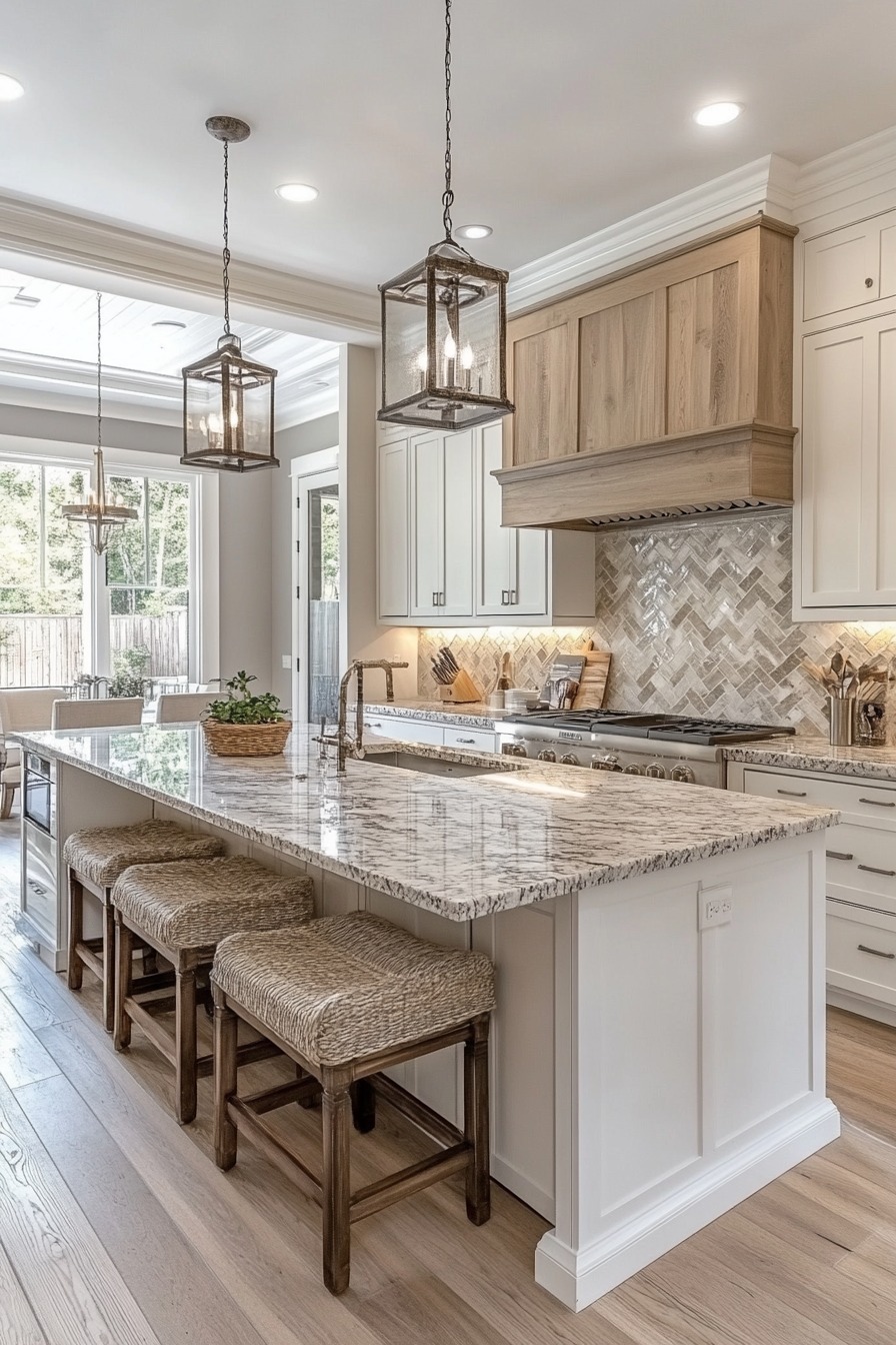 Refined Herringbone Glow