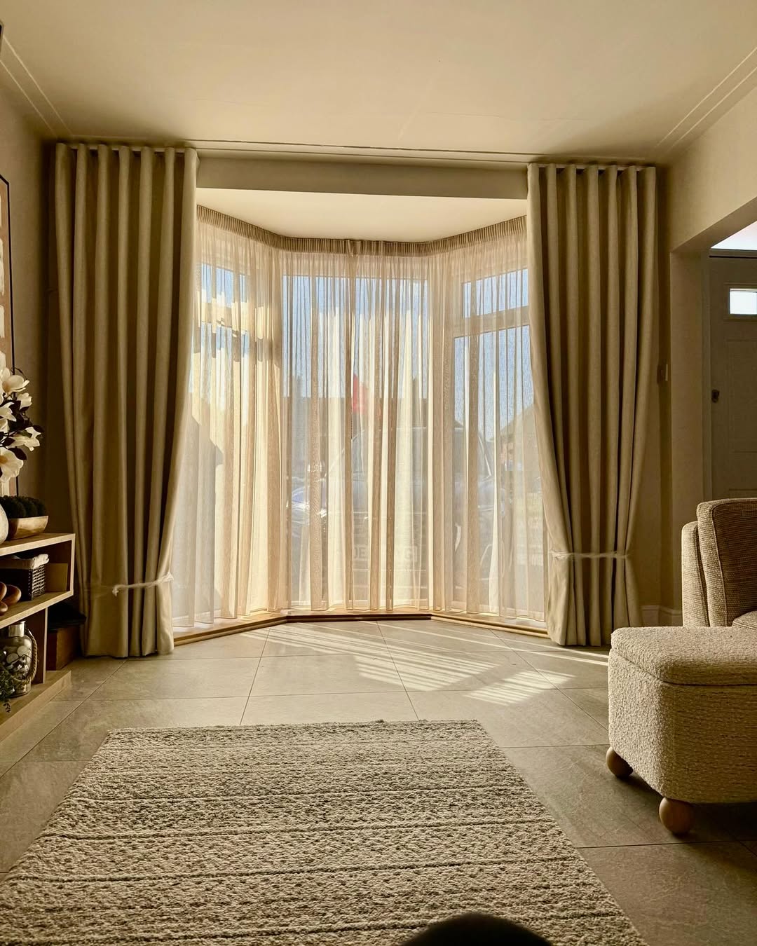 Sunlit Bay Window Layers