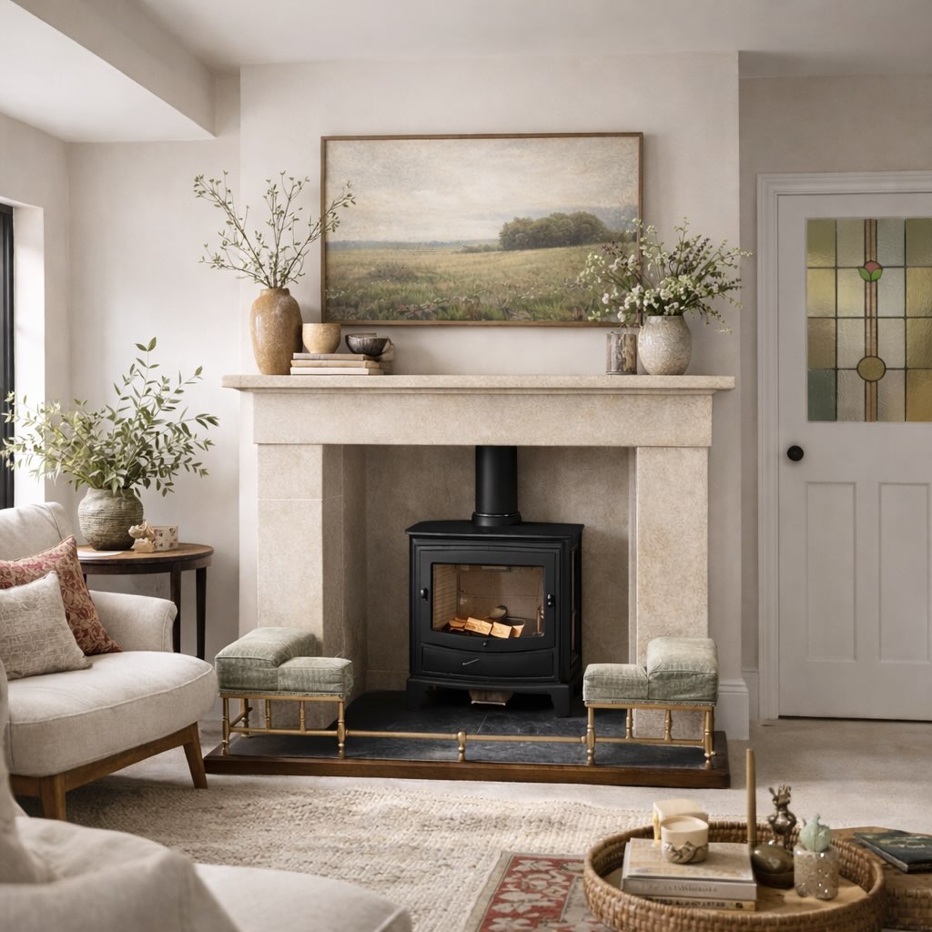 Classic Fireplace Living Room