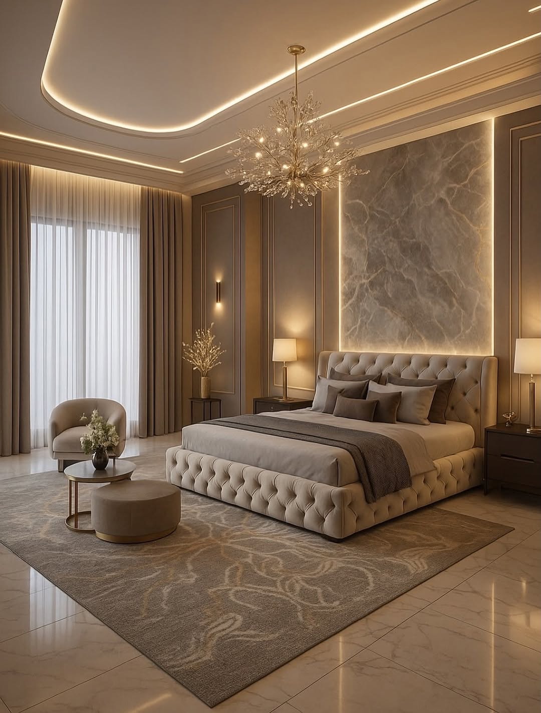 Sculpted Ceiling Luxe