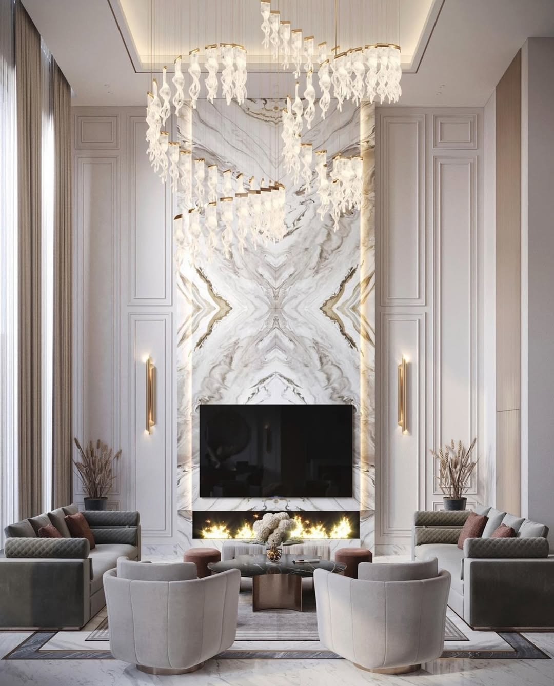 Opulent Marble Fantasy
