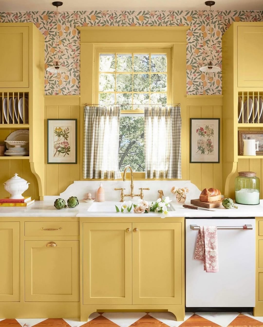 Maximalist Art Kitchen