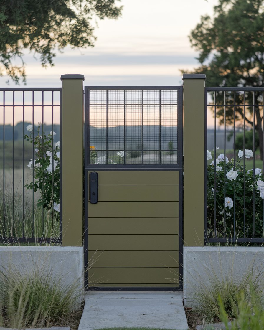 Modern Meadow Gate