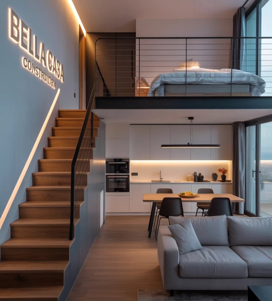 Sleek Modern Mezzanine