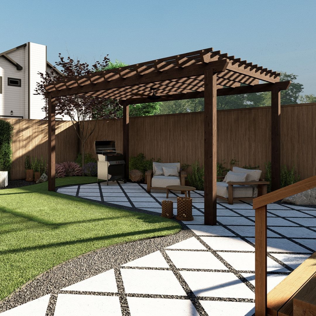 Modern Romance Backyard