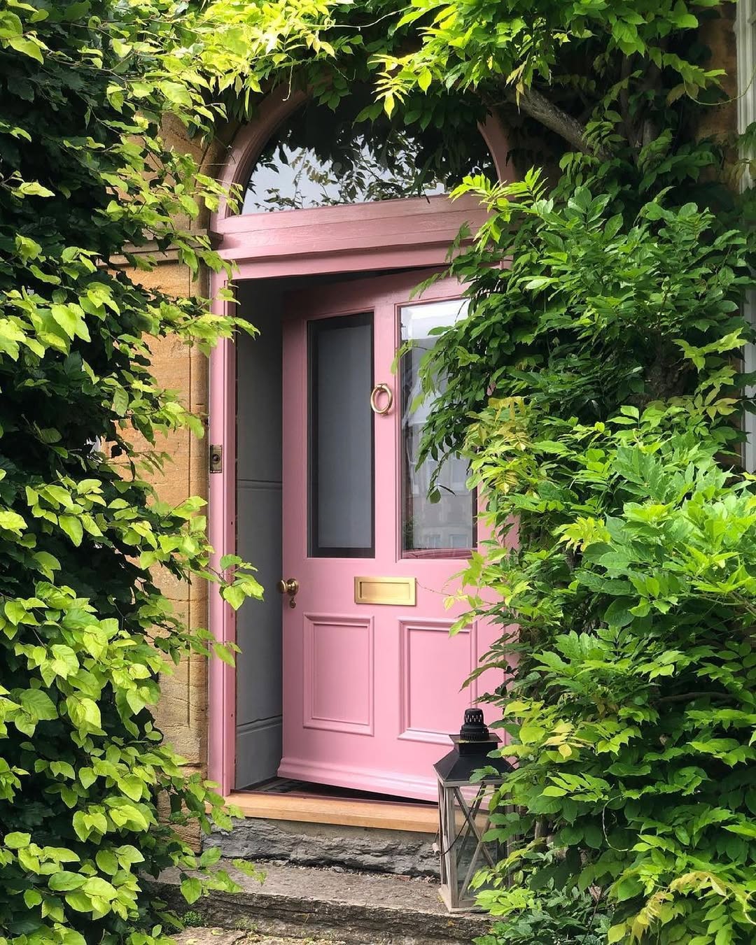 Dusty Pink Garden Door