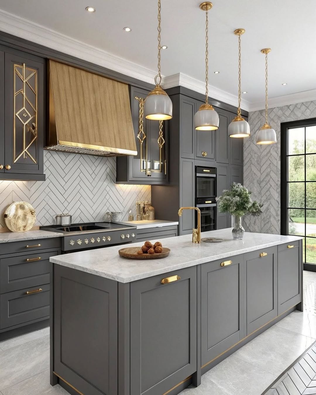 Parisian Glam Meets Moody Modern