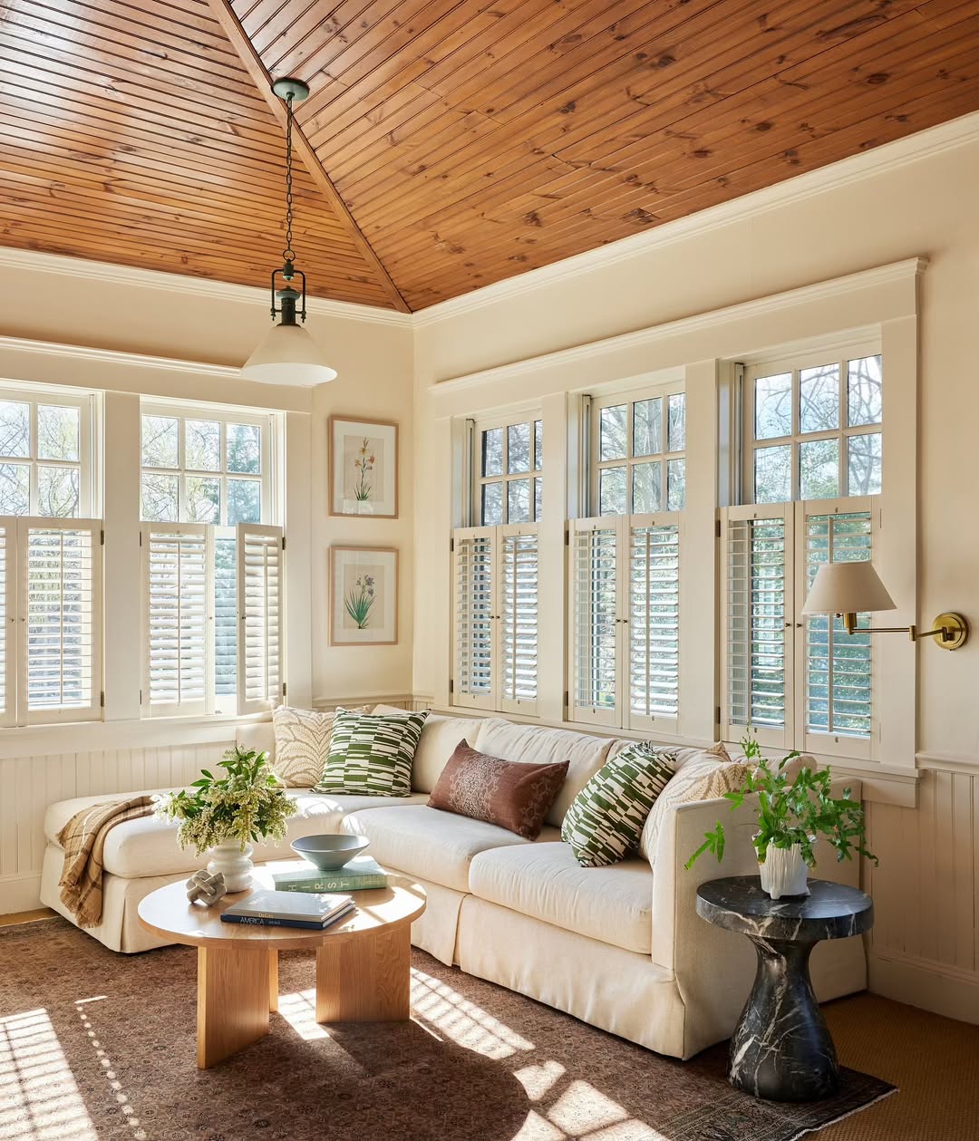 Scandinavian Sunroom Living