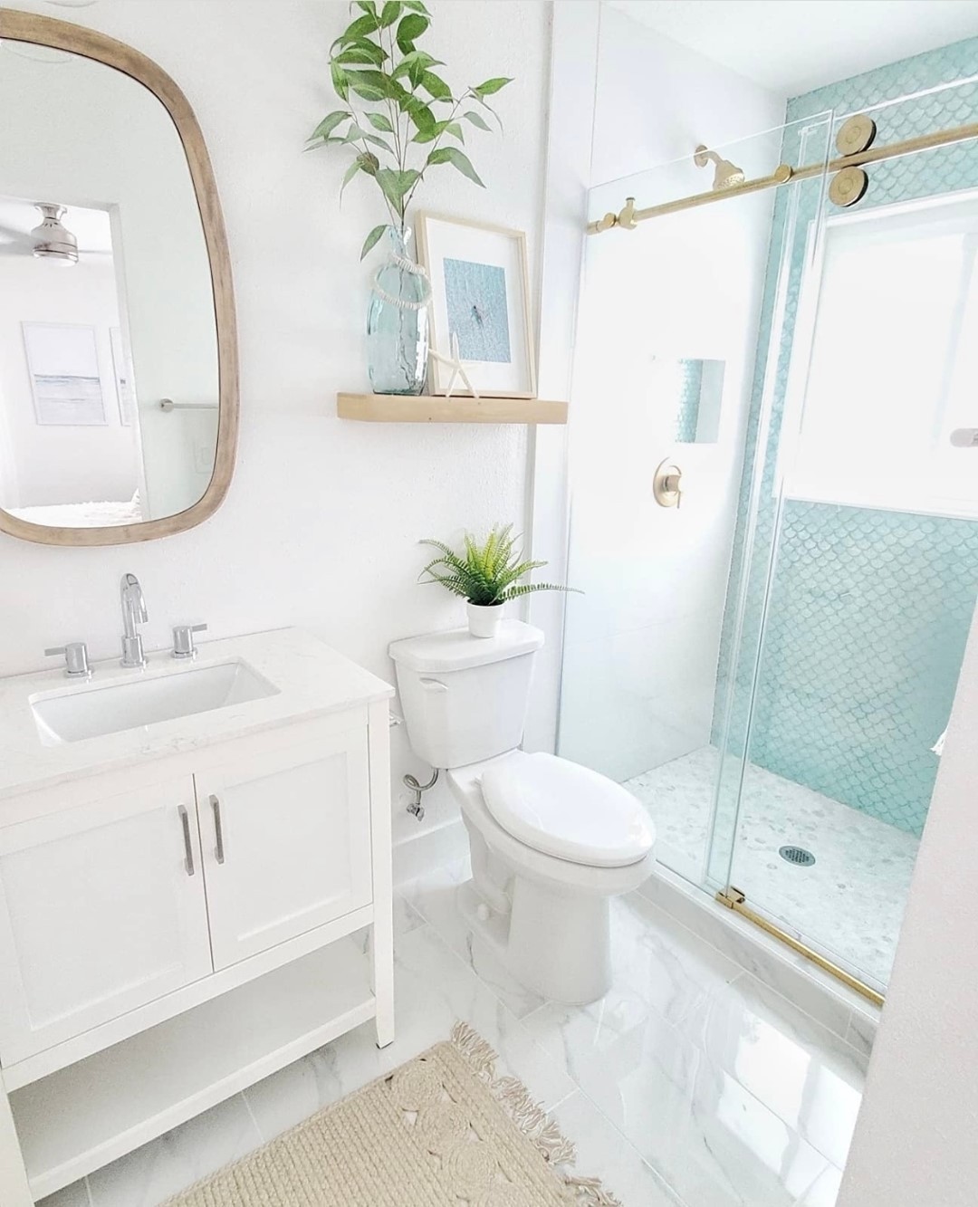 Soft Arch Coastal Vanity