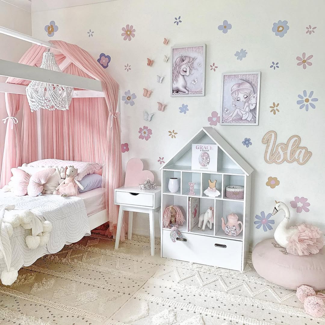 The Pink Butterfly Princess Room