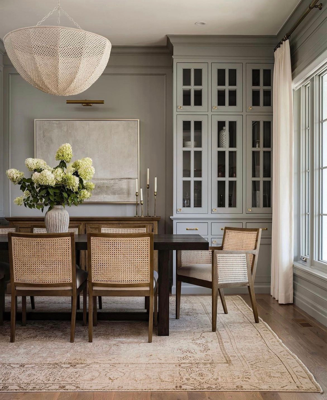 Sage Glass Hutch