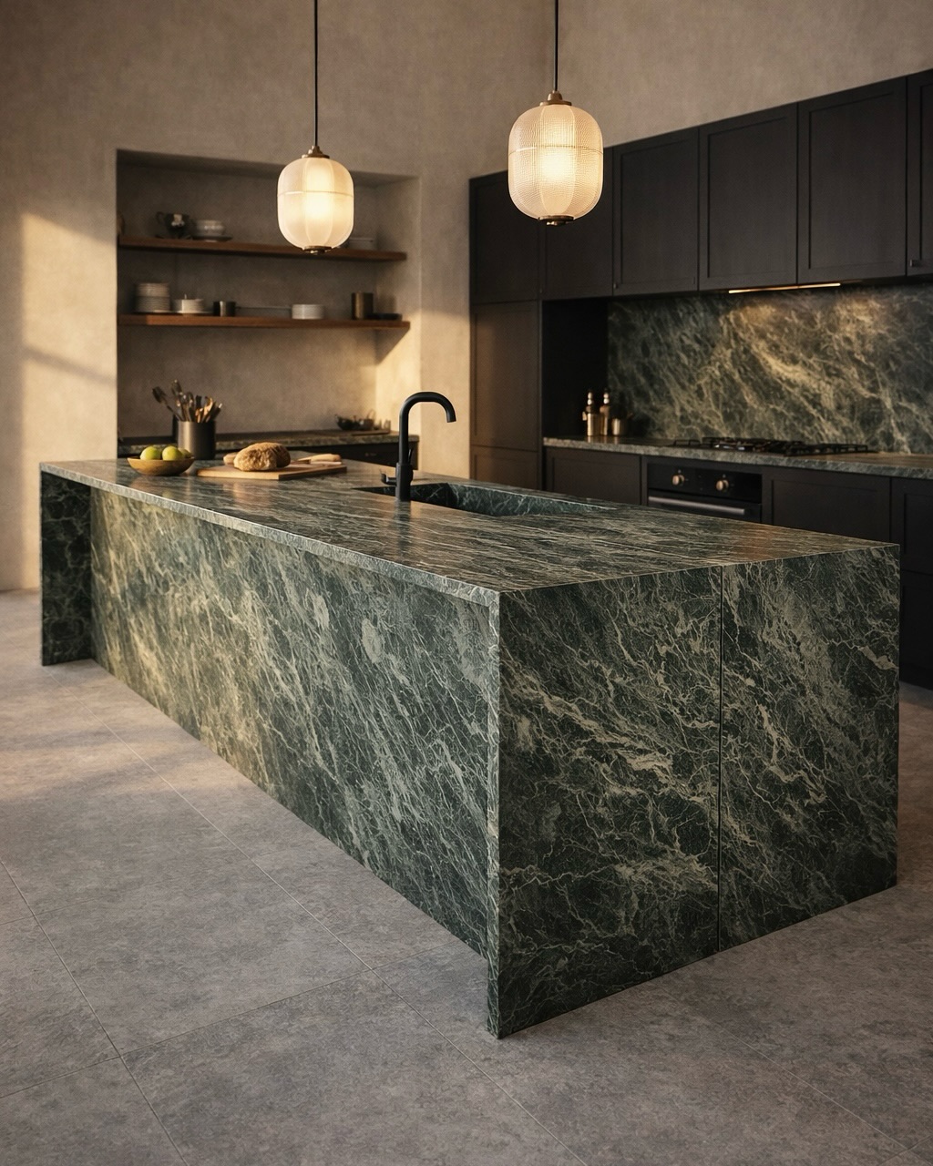 Sculpted Emerald Stone