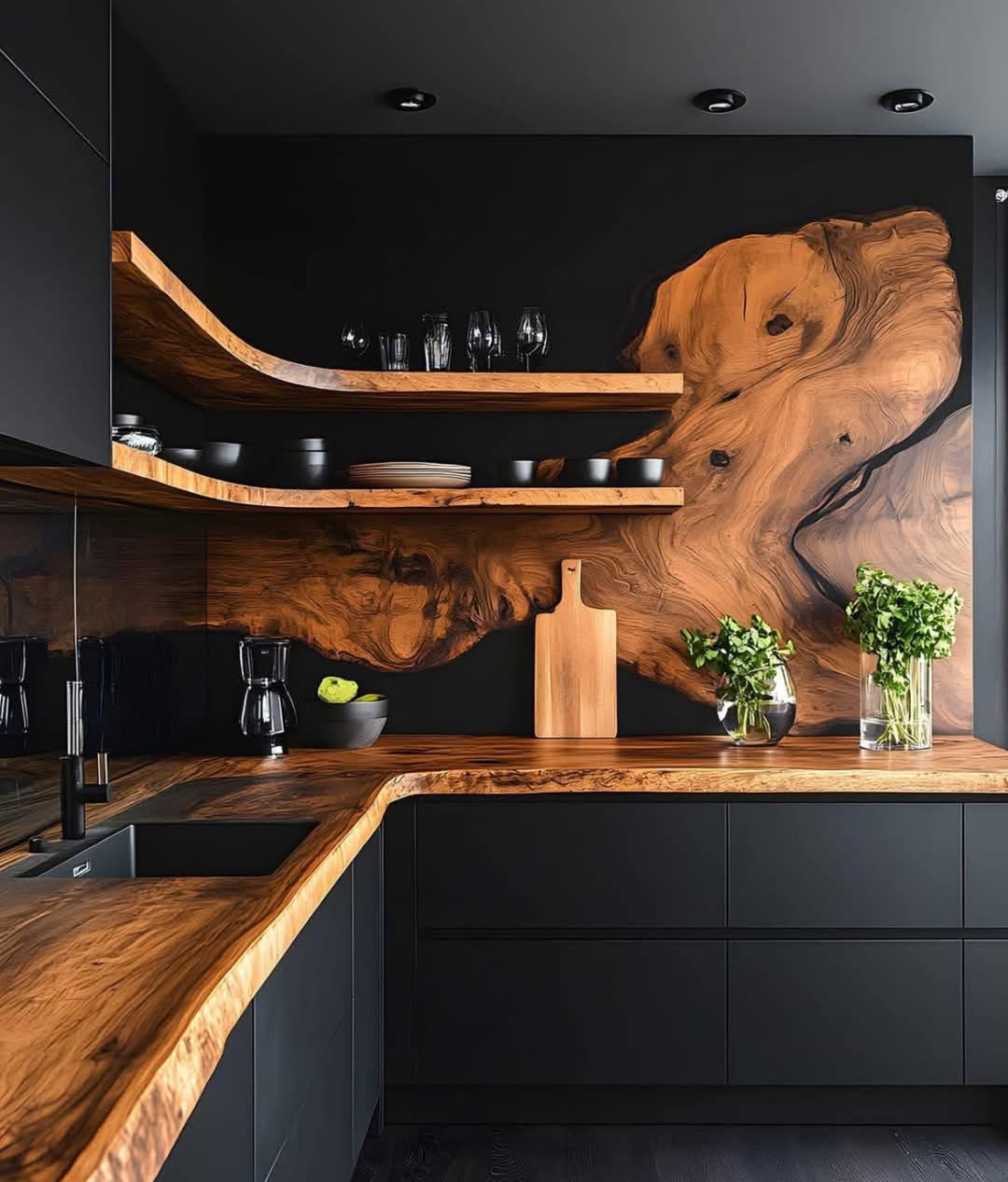 Sculptural Wood Statement